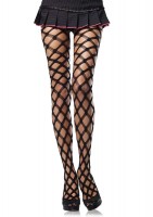 Large 5 String Fish Scale Fishnet Panty Hose