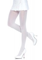 Nylon Tights One-Size White