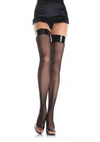Fishnet Stocking With Vinyl Top
