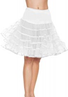 Mid Length Petticoat O/s White