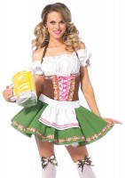 83311 2 Piece Gretchen Incl Dress With Trim & Stockings With Bows