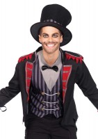 85497 3 Piece Sinister Ring Master Jacket Shirt Vest Combo Top Hat