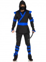 85653 5pc Ninja, Includes Shirt With Attached Wraps, Belt, Pants With Attached W