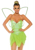 86749 4 Piece Pretty Pixie, Includes Snap Crotch Shimmer Bodysuit With Glitter P
