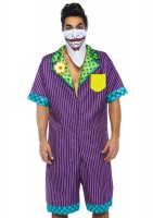 86763 2 Pc Super Villain, Includes Character Jumpsuit With Pockets, Double Sided