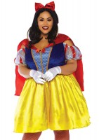 86765X 2 Pc Fairytale Snow White, Includes Cold Shoulder Velvet And Satin Dress 
