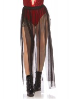 86773 Multi Slit Sheer Skirt