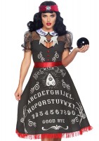 86812 2 Pc Spooky Board Beauty, Includes Deluxe Cotton Swing Dress With Elaborat