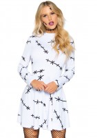 86882 Jersey Stitch Dress