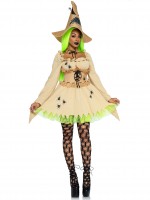 87062 3 Pc Bugged Out Baddie, Includes Dress With Waist Cincher Detail And Glove