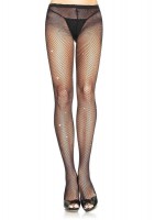 Lycra Fishnet Pantyhose With Rhinestone Detail Throughout