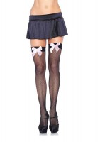 9018 Fishnet Stocking With Bow