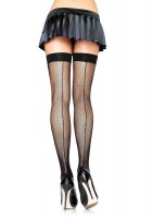 Fishnet Stocking With Back Seam