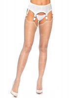 9124 Rhinestone Fishnet Stockings