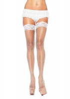Stay Up Lycra Industrial Fishnet Thigh High