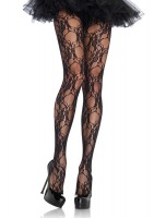 Floral Lace Pantyhose