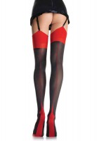 9705 Lycra Cuban Heel Two Toned Stocking