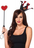 A2748 2 Piece Royal Crown Headband And Heart Scepter
