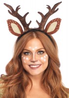 A2825 Fawn Ear Antler Headband