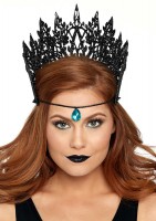 A2844 Glitter Die Cut Crown With Jewel Accent