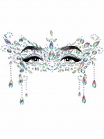 EYE033 Masquerade Adhesive Face Jewels Sticker