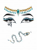 EYE034 Cleopatra Adhesive Face Jewels Sticker
