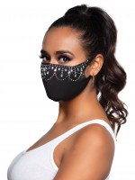 M1002 Priya Rhinestone Face Mask