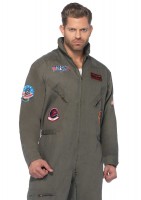 Top Gun Mens Flight Suit,zipper Front Flight Suit