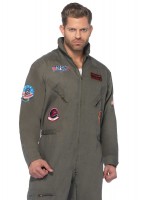 Top Gun Mens Flight Suit,zipper Front Flight Suit