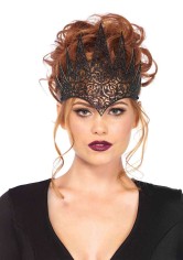 Die Cut Royal Crown O/s Black