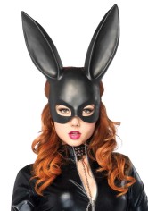 Bondage Bunny Mask O/s Black