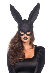 Glitter Masquerade Rabbit Mask (6 Pieces Per Box)
