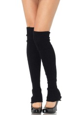 Extra Long Ribbed Knit Leg Warmers