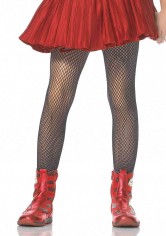 Girls Fishnet X Large Black X