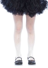 Girls Fishnet X Large White X