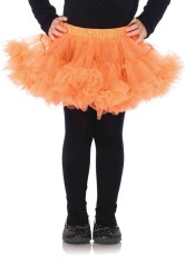 Girl Petticoats Med/lge Orange