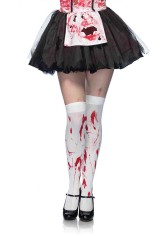 6675 Bloody Zombie Thigh Highs