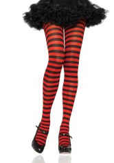 7100 Nylon Stripe Tights