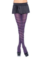 7100 Nylon Stripe Tights