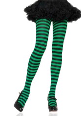 7100 Nylon Stripe Tights