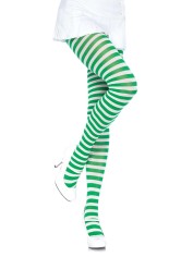 7100 Nylon Stripe Tights
