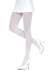 Nylon Tights One-Size White