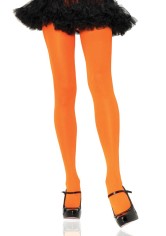 Nylon Tights One-Size Orange