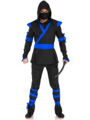 85653 5pc Ninja, Includes Shirt With Attached Wraps, Belt, Pants With Attached W