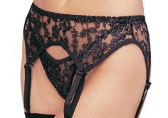 Leg Avenue Lace Garter Belt With Thong (6 Pc Only) in Lingerie