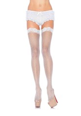 Fishnet Stockings O/s White O/