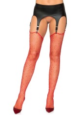 9124 Rhinestone Fishnet Stockings