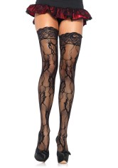 Romantic Rose Lace Thigh Hi With Lace Top