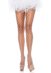 Fence Net Pantyhose O/s White