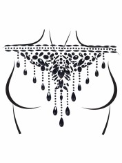 BODY016 Choker Adhesive Body Jewels Sticker